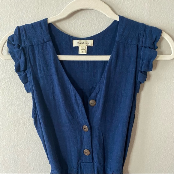 Monteau Button Down Dress - Picture 9 of 10